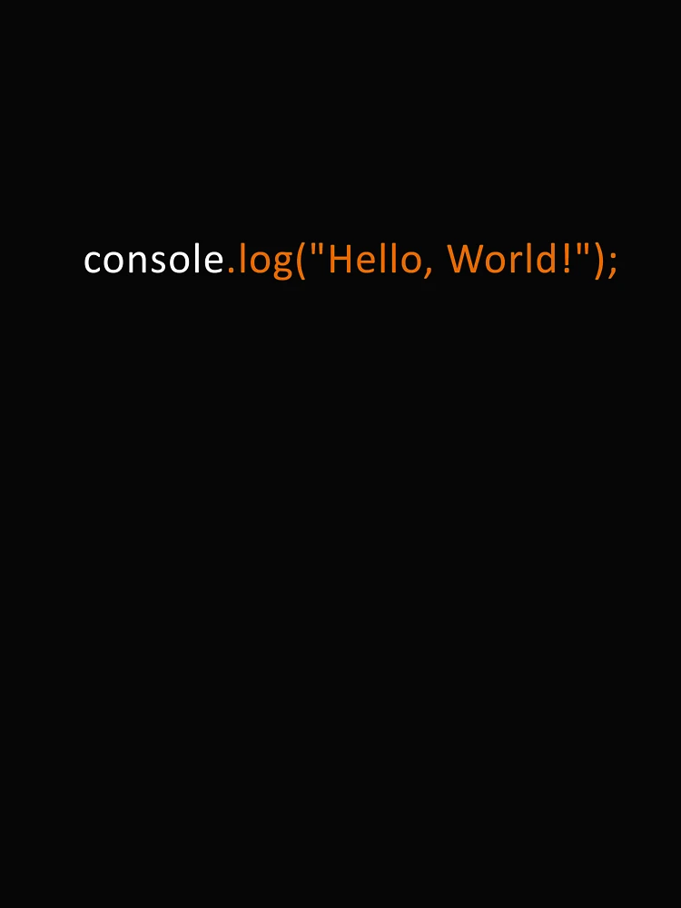 Thumbnail 4 of 4, Boxy T-Shirt, JavaScript Hello World designed and sold by vladocar.