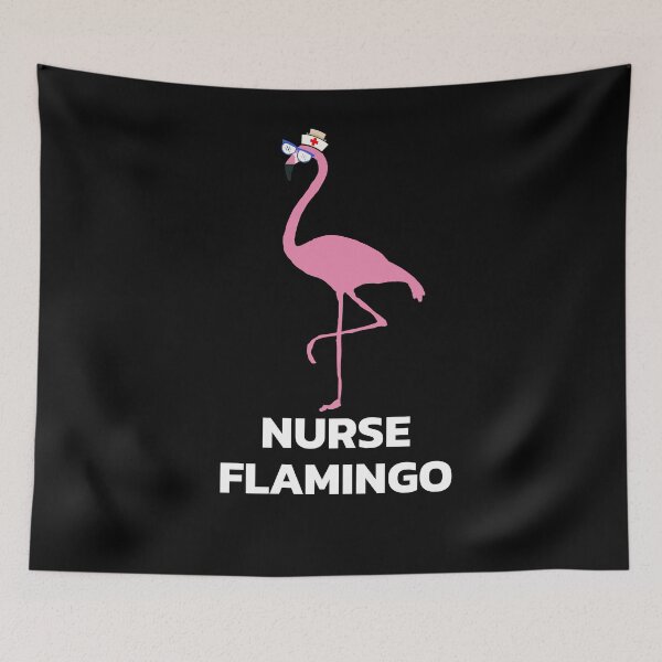 Artikelvorschau, Krankenschwester T Shirt Lustig Flamingo Nurse entworfen und verkauft von rused.