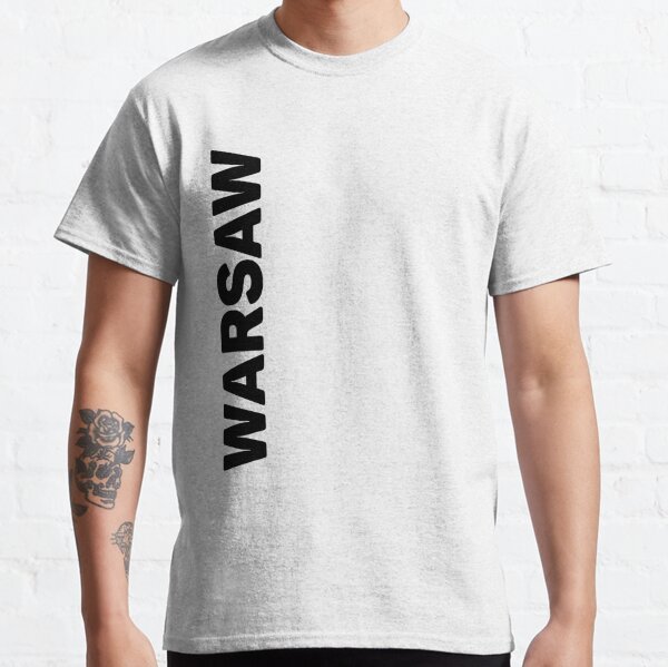 Warsaw Black Text T-Shirts | Redbubble