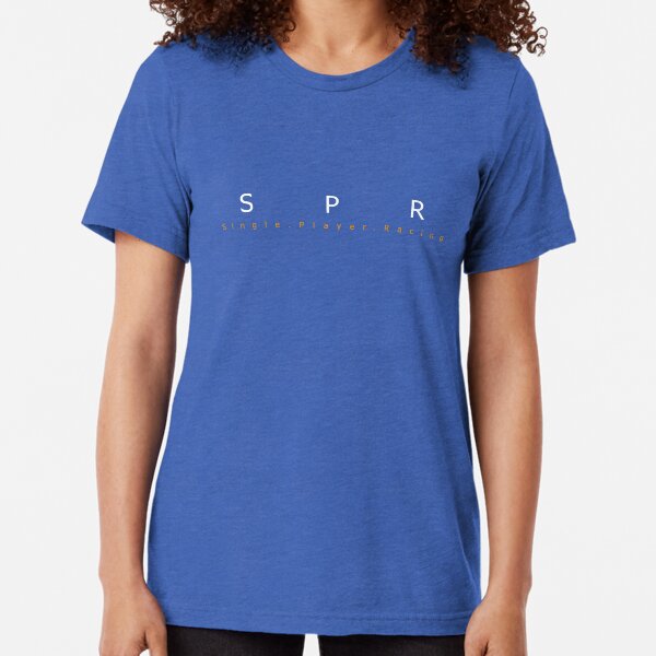SPR: Single Player Racing - Logo Tri-blend T-Shirt