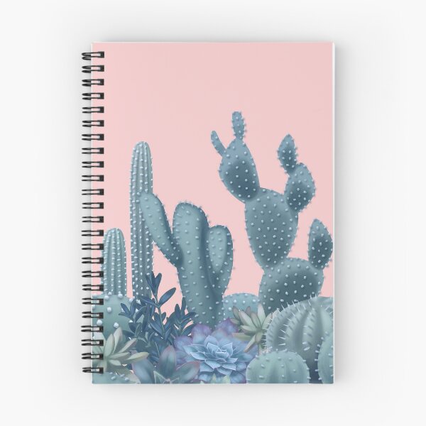 Item preview, Serenity Cacti on Rose Quartz Background designed and sold by Iker Paz Studio.