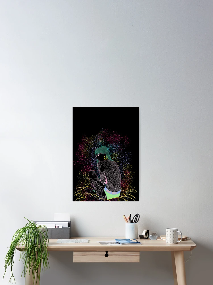 Aperçu 2 sur 3. Poster avec l'œuvre Hannah pixie créée et vendue par Katiepixie.