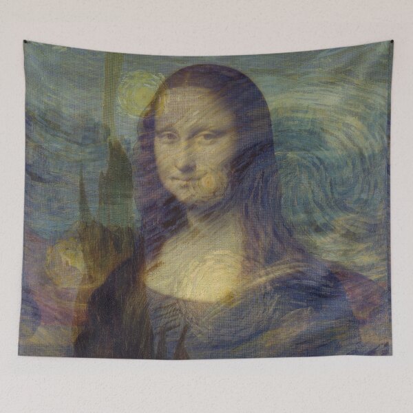 Item preview, Mona Lisa and Starry Night Superimposed  designed and sold by Dator.