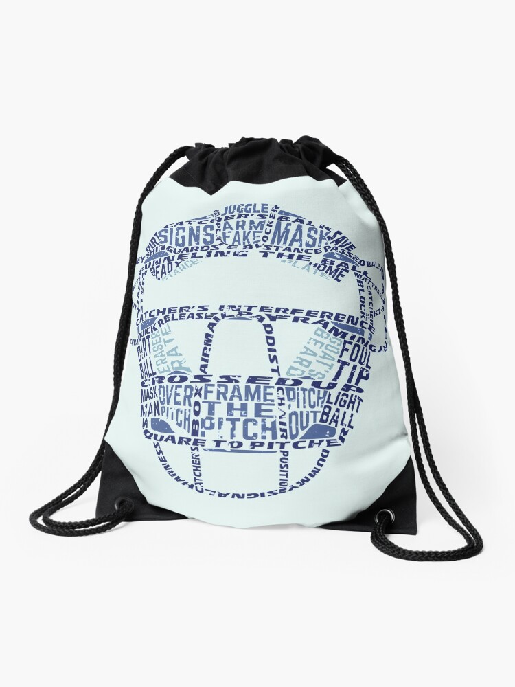 drawstring baseball bags