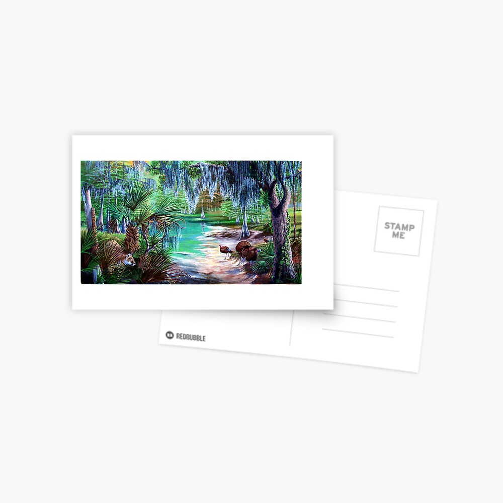 Watering Hole Ambush Postcard