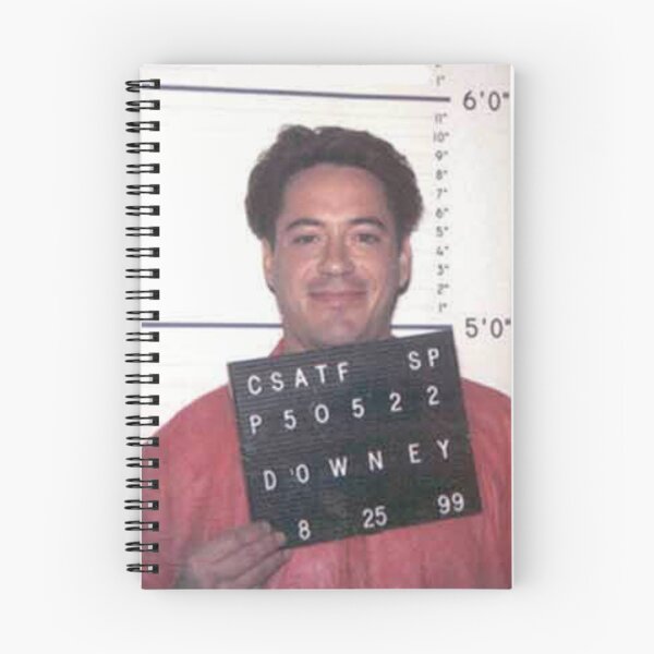 Item preview, robert downey jr. mugshot designed and sold by tboye.