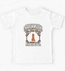 Irish Red Setter Owner - Never Under Estimate An Old Man With A Irish Red Setter Kinder T-Shirt