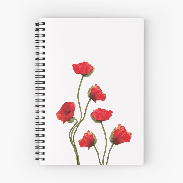 Item preview,  Poppies Field white background designed and sold by Move-Art.