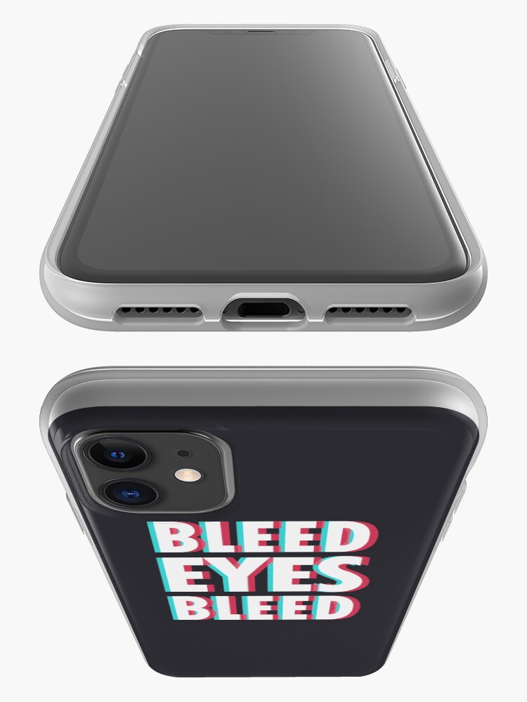 Alternate view of Bleed eyes, bleed. iPhone Case & Cover
