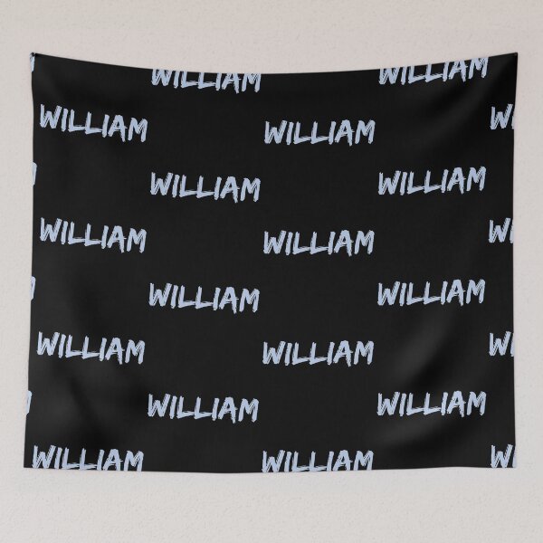 Item preview, William First Name Personalized Blue Grey designed and sold by Astrogearstore.