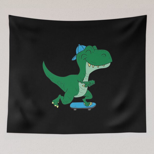 Item preview, Skateboarding Dinosaur T-Rex designed and sold by Mohja-Design.