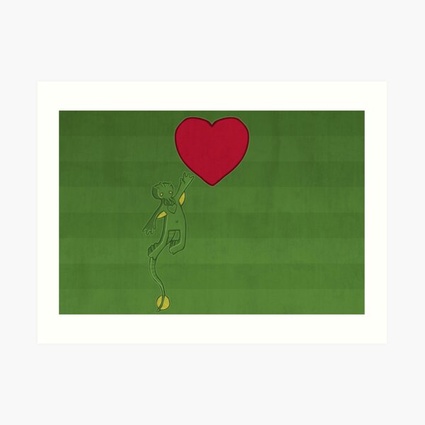The Love of Cthulhu Art Print