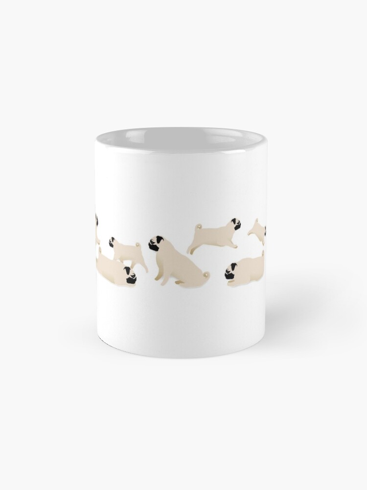 Alternate view of Playful Pugs Mug