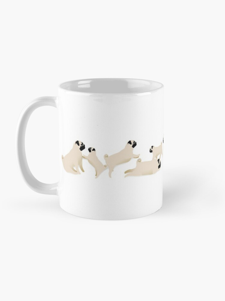 Alternate view of Playful Pugs Mug