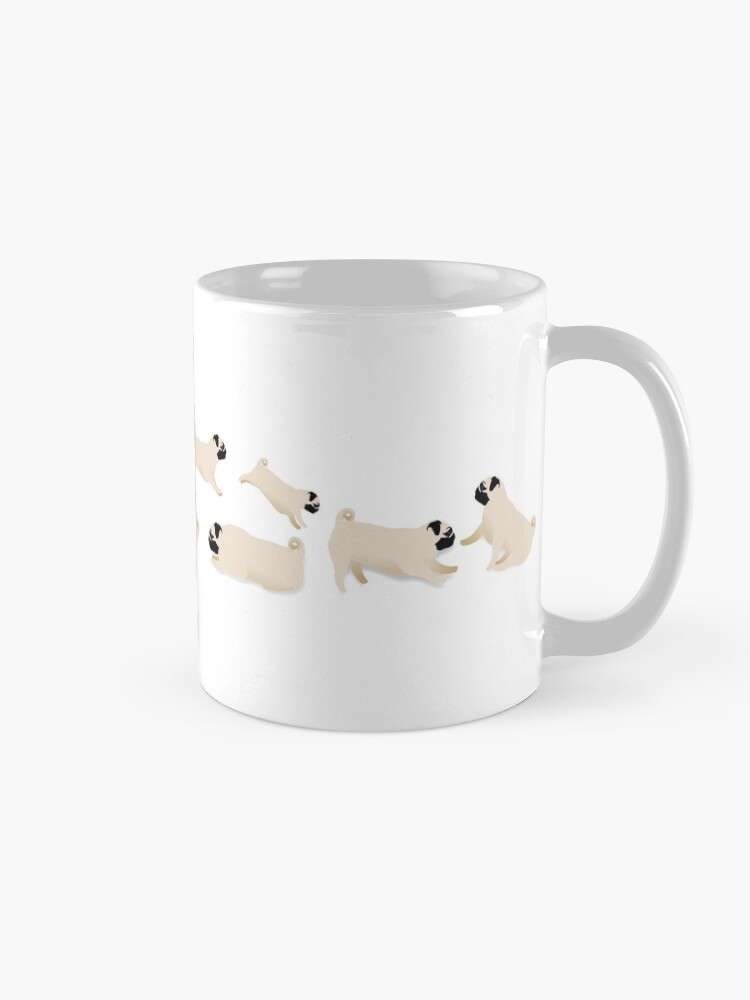 Alternate view of Playful Pugs Mug