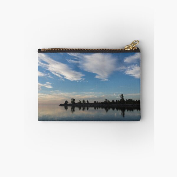 Item preview, Blue and White Serenity - a Lakefront Stillness designed and sold by Georgia Mizuleva.
