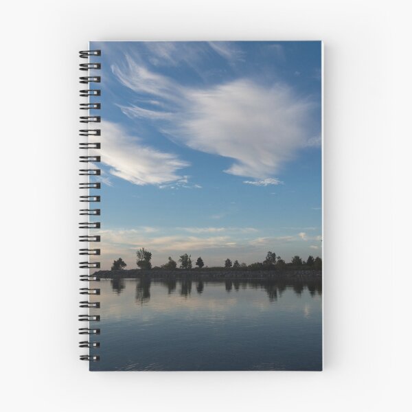Item preview, Blue and White Serenity - a Lakefront Stillness designed and sold by Georgia Mizuleva.