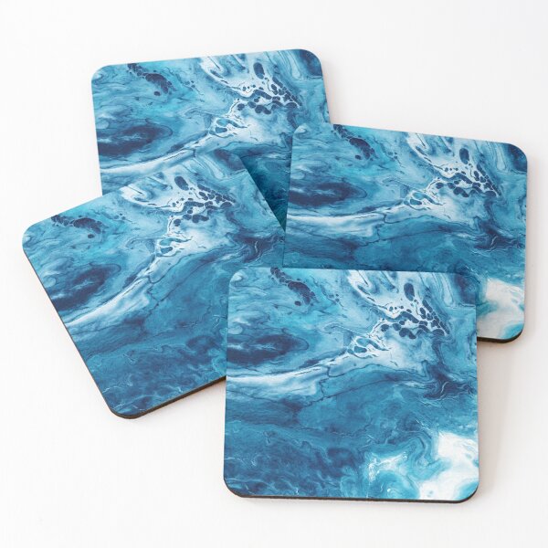 Item preview, Abstract Acrylic Sea designed and sold by Midnight Coffee.