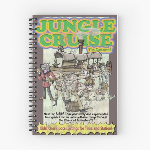 Item preview, Jungle Cruise, The Cartoon! (distressed version) designed and sold by JungleCrews.