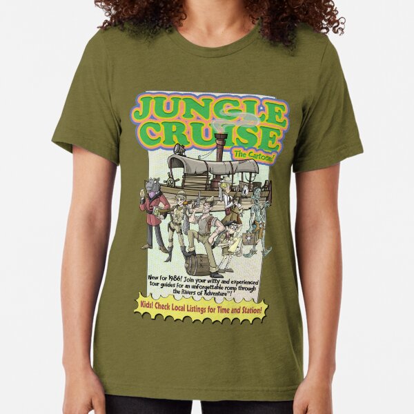Jungle Cruise, The Cartoon! Tri-blend T-Shirt