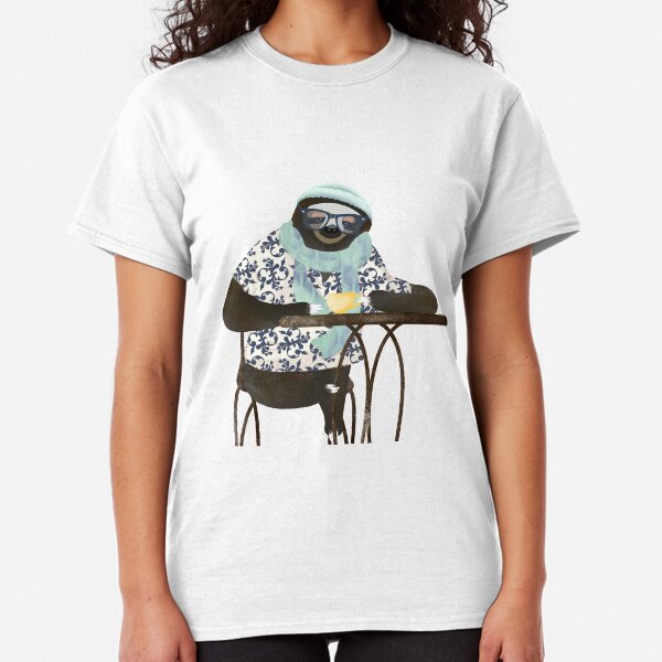 Hipster Sloth Classic T-Shirt
