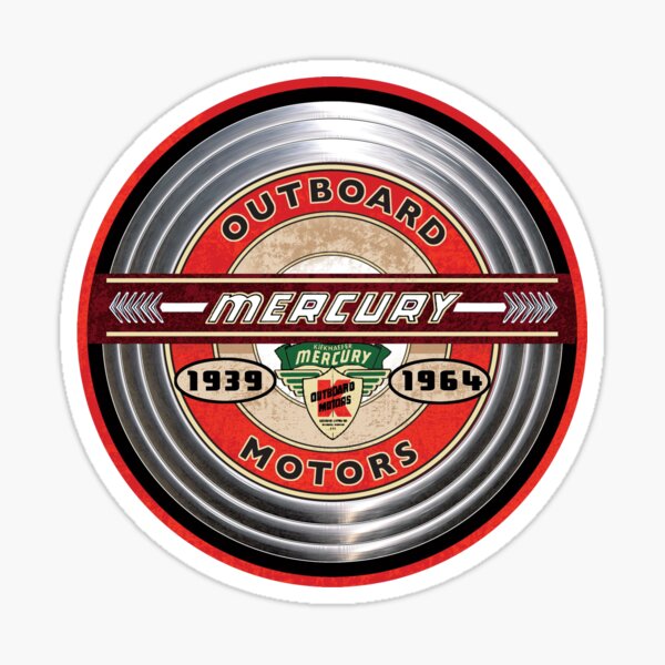 Mercury Vintage Outboard Motors Sticker
