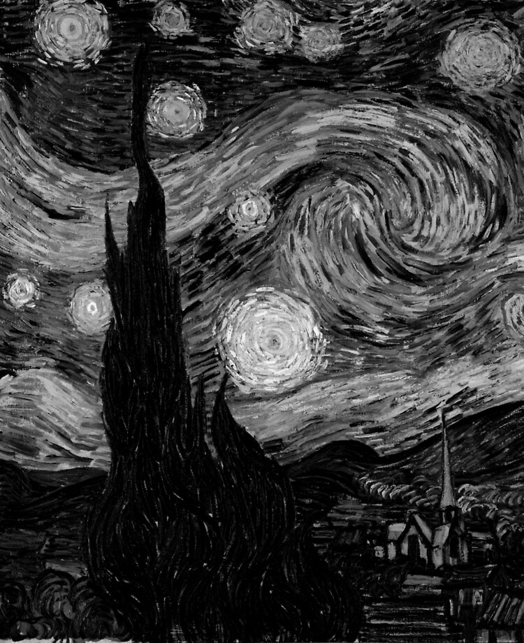Van Gogh Paintings Black And White Ubicaciondepersonas Cdmx Gob Mx
