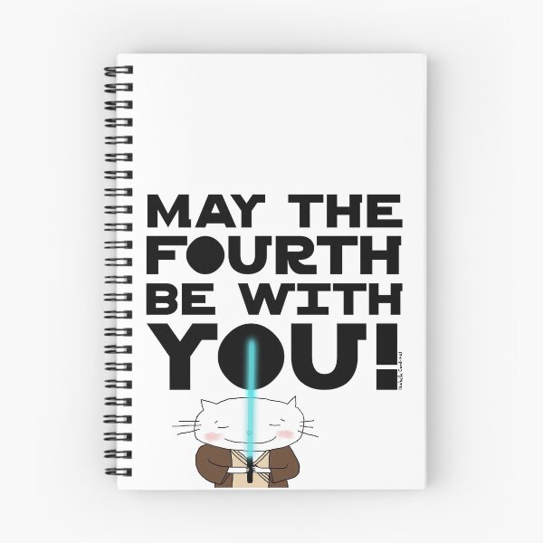 Item preview, May the Fourth be with you! / Cat doodle designed and sold by eyecreate.
