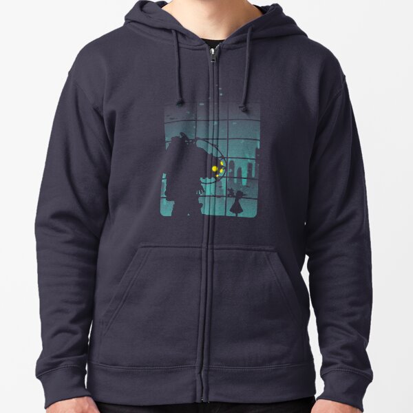Come on, Mr. Bubbles! Zipped Hoodie