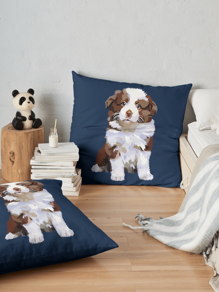 Alternate view of Adorable puppy Floor Pillow