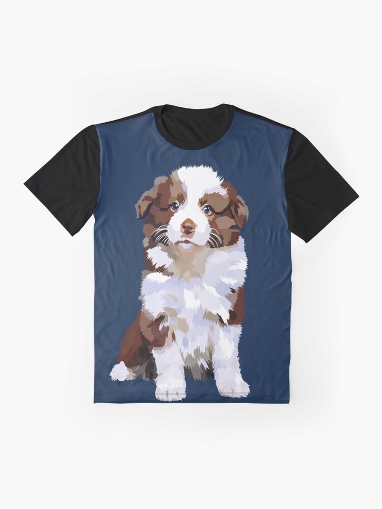 Alternate view of Adorable puppy Graphic T-Shirt