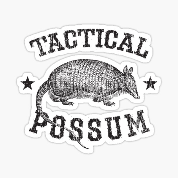 Vista previa del artículo con la obra «Optico táctico Armadillo Texas Divertido Vintage Angustiado», diseñado y vendido por bigraydesigns.