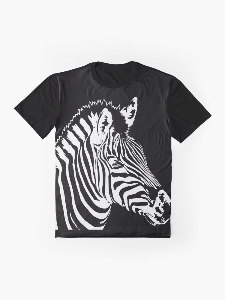 Alternate view of Zebra lines Graphic T-Shirt