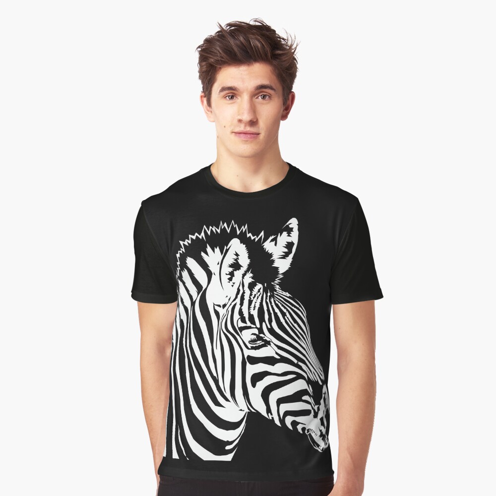 Zebra lines Graphic T-Shirt