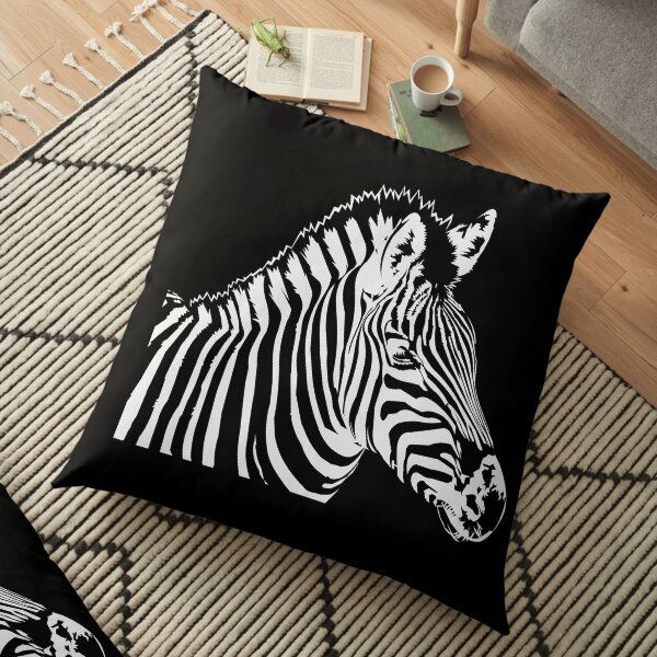 Zebra lines Floor Pillow