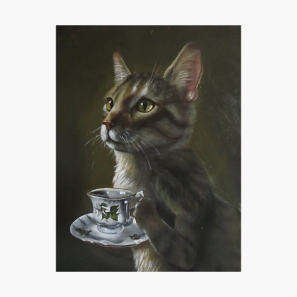 Bilbo at Teatime Photographic Print