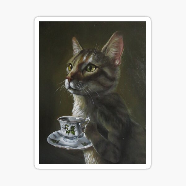 Bilbo at Teatime Sticker