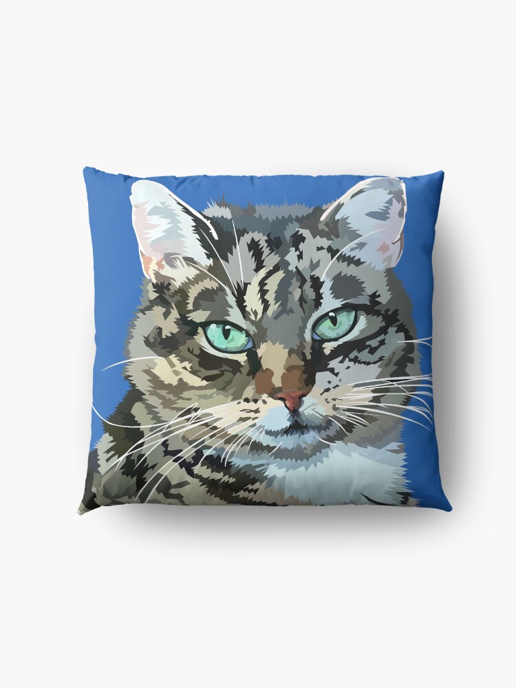 Alternate view of Pretty little kitty Floor Pillow