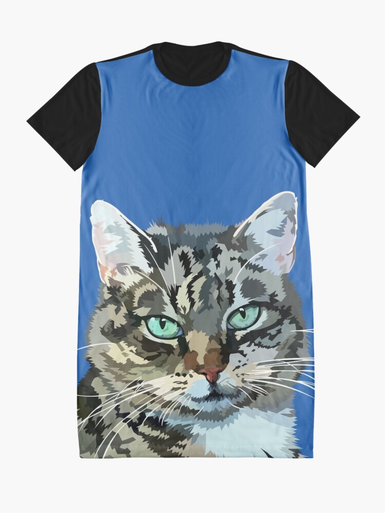 Alternate view of Pretty little kitty Graphic T-Shirt Dress