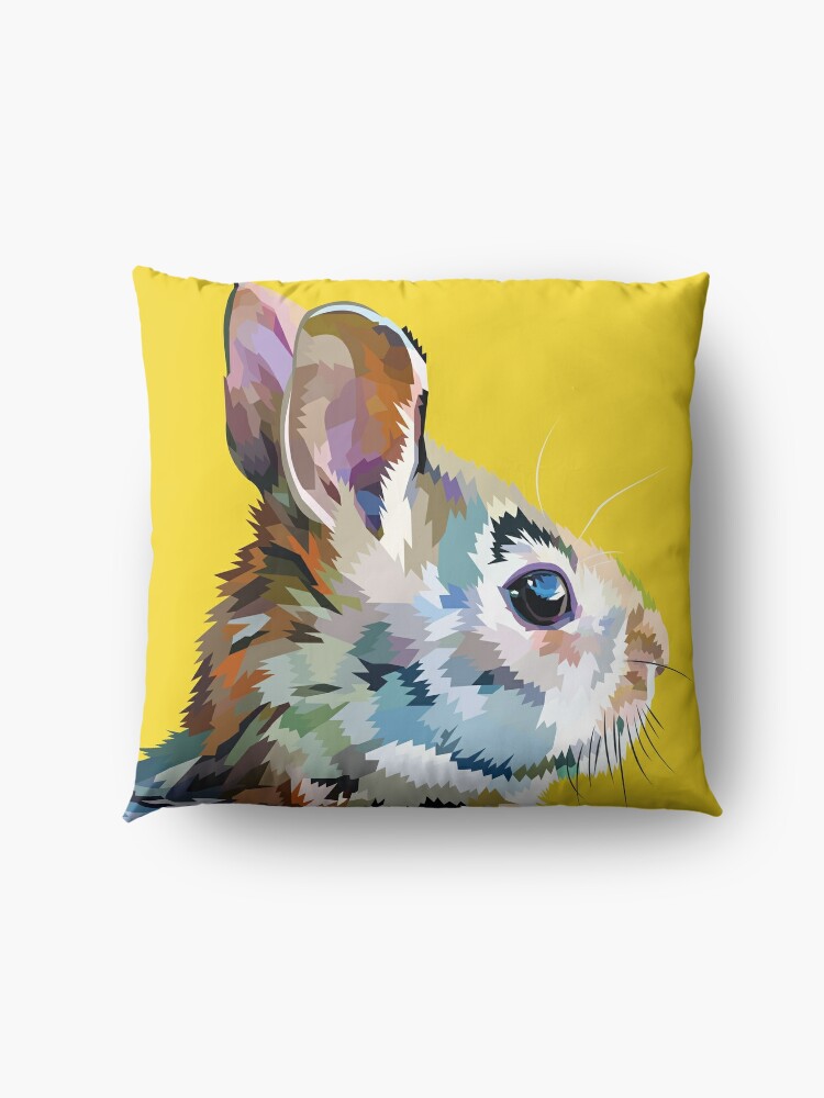 Alternate view of LIttle Bunny  Floor Pillow
