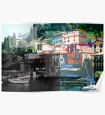 varenna, Italy collage Poster