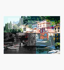 varenna, Italy collage Photographic Print