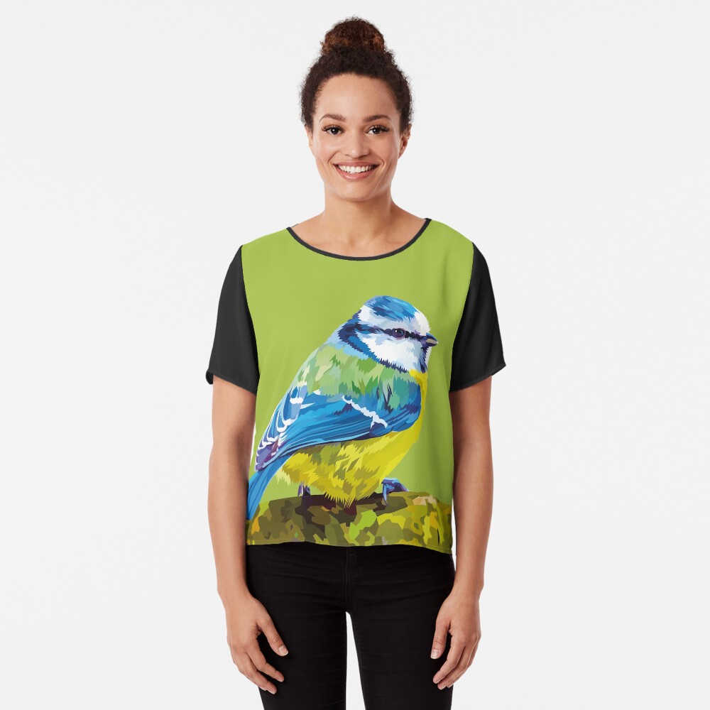 Cute little bird Chiffon Top