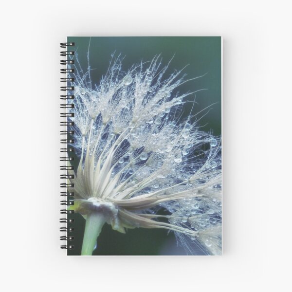 Item preview, Gouttes d'eau sur pissenlit tons de bleu vert designed and sold by Sylvie Villeneuve.