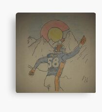 Von Miller in the Rockies Canvas Print