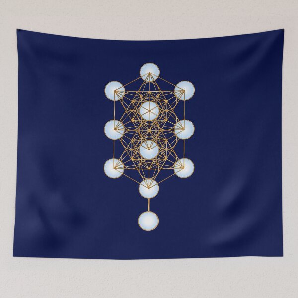 Item preview, Tree of Life and Metatron Cube, Sacred Geometry Synergy Design designed and sold by TJ Devadatta Best.