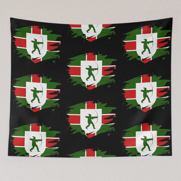 Item preview, Nottinghamshire Flag Paint Splatter Design designed and sold by ockshirts.