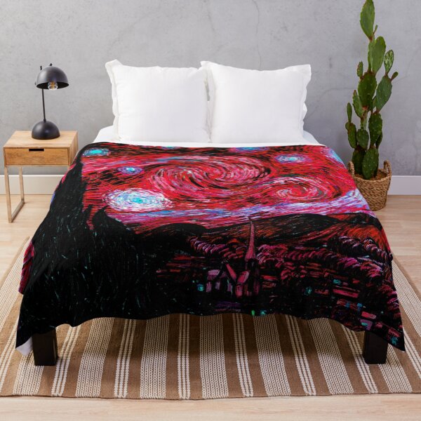 Item preview, The Starry Night by Vincent van Gogh | Red Sky Version designed and sold by Dator.