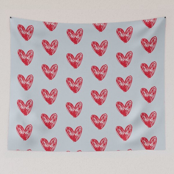 Item preview, detroit red wings heart designed and sold by Sydney Whitson.