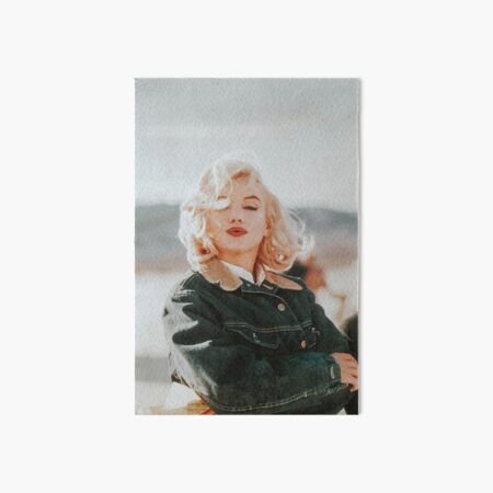 Miss. Monroe on the set of The Misfits Art Board Print